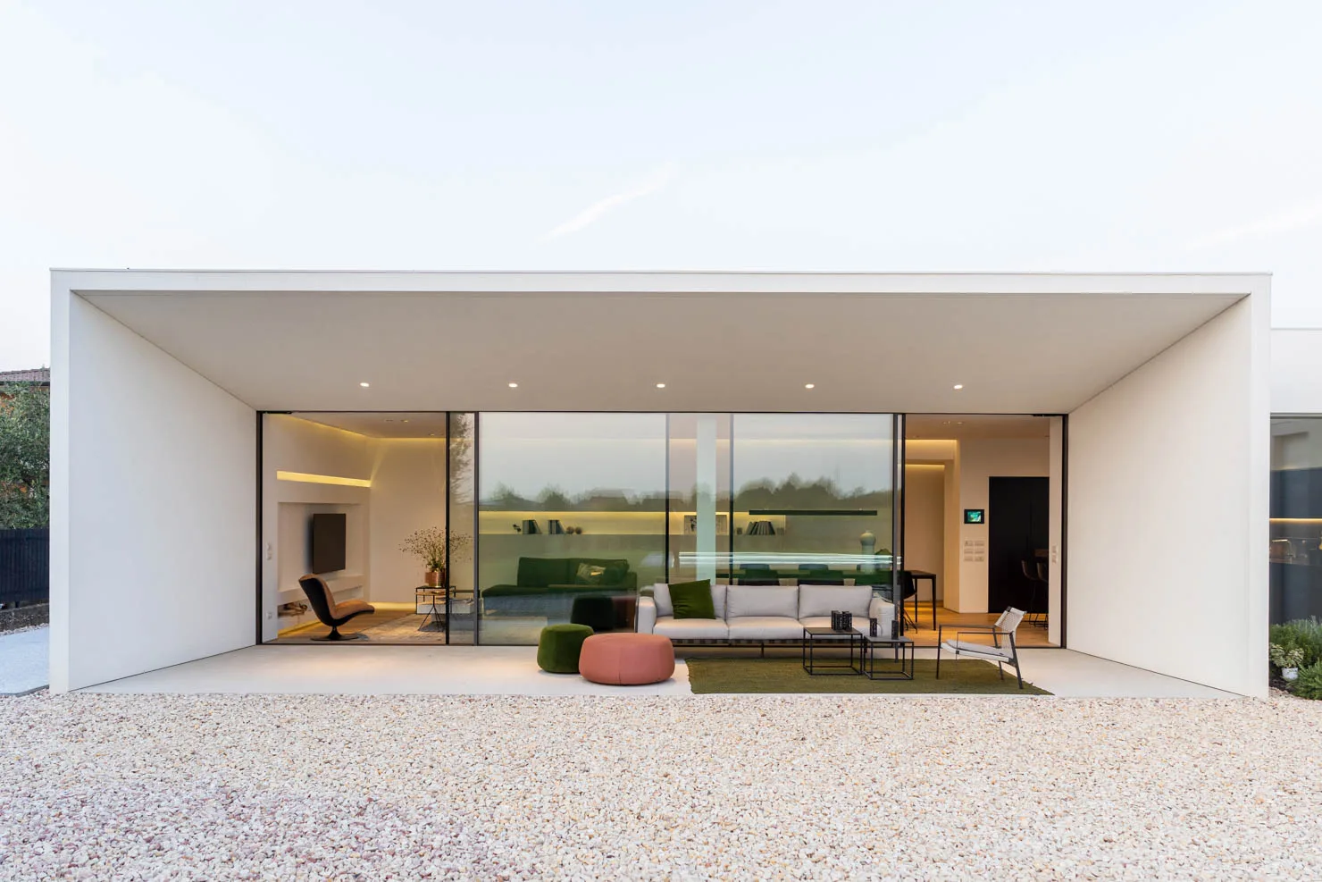 Design moderno di Villa MD Home a Verona, casa bioclimatica di lusso architettura sostenibile. Progetto esclusivo di Federico Cappellina & Partners Architects