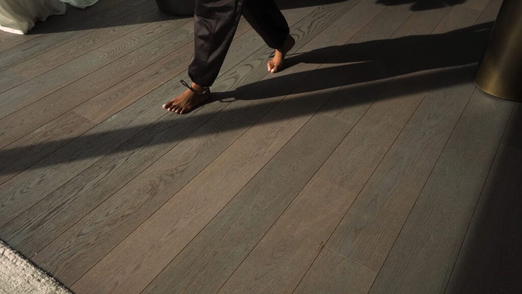 pavimento legno interior design villa Verona