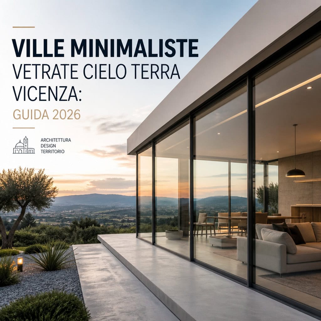 JOURNAL 1 Ville Minimaliste Vetrate Cielo Terra Vicenza: Guida 2026